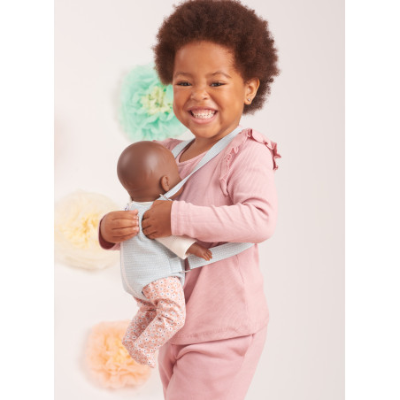 Dukketøj og bæreslynge 38 cm dukke Simplicity snitmønster 9903 OS