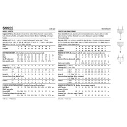 Korset  Simplicity snitmønster 9922