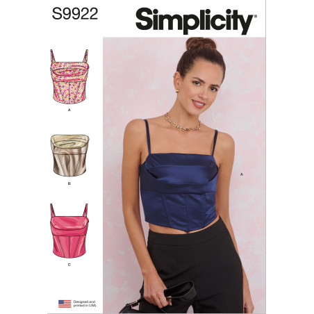 Korset  Simplicity snitmønster 9922