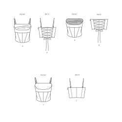 Korset  Simplicity snitmønster 9922