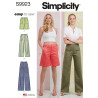 Bukser og shorts også plusmode Simplicity snitmønster 9923