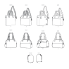 Taske Simplicity snitmønster 9935 OS