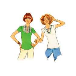 1970´vintage bluse Simplicity snitmønster9965 A
