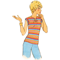 1970´vintage bluse Simplicity snitmønster9965 A