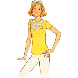 1970´vintage bluse Simplicity snitmønster9965 A