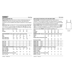 1980´vintage Top  Simplicity snitmønster 9967 A