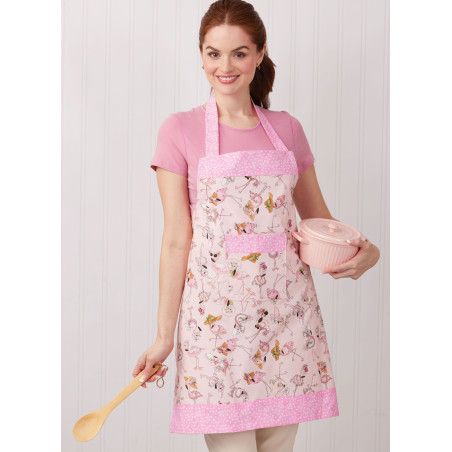 Forklæde og køkken ting Simplicity snitmønster 9973 Os