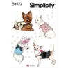 Hundetøj til små hunde Simplicity snitmønster 9970 A