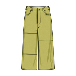 Shorts og lange bukser m/vide ben Simplicity snitmønster 9957