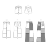 Shorts og lange bukser m/vide ben Simplicity snitmønster 9957