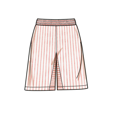 Shorts og lange bukser m/vide ben Simplicity snitmønster 9956 A