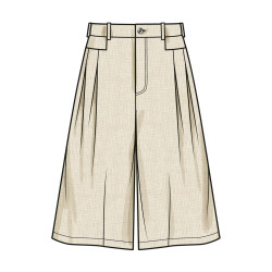 Shorts og lange bukser m/vide ben Simplicity snitmønster 9955