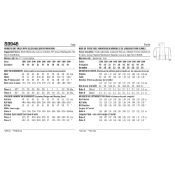 Kjole m/slå-om-effekt plusmode Simplicity snitmønster easy 9948