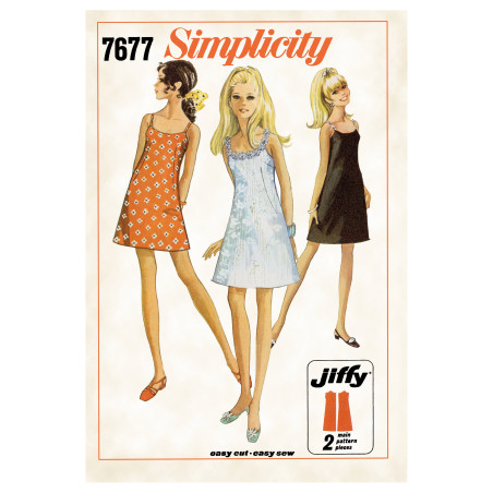 Sommerkjole Simplicity snitmønster S9594 easy