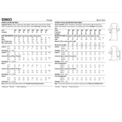 Kaftan plusmode  Simplicity snitmønster S9603