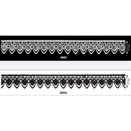 Pailletter guipure blonder 17 mm