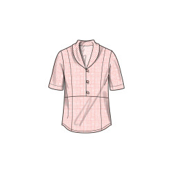 Sommer skjorte/bluse Simplicity snitmønster 9889