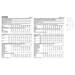 Kjole m/slids også plusmode Simplicity snitmønster S300