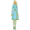 1970èr vintage kjole Simplicity snitmønster S3017
