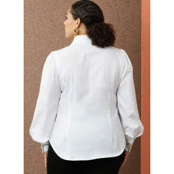 Skjortebluse  også plusmode Simplicity snitmønster S3002