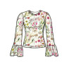 Bluse m/høj hals Simplicity snitmønster S3003