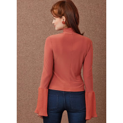 Bluse m/høj hals Simplicity snitmønster S3003