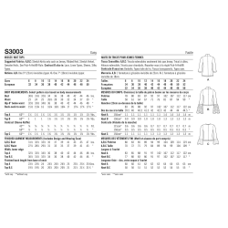 Bluse m/høj hals Simplicity snitmønster S3003