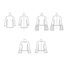 Bluse m/høj hals Simplicity snitmønster S3003