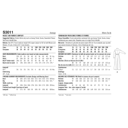 Jumpsuit heldragt også plusmode  Simplicity snitmønster S3011
