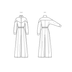 Jumpsuit heldragt også plusmode  Simplicity snitmønster S3011