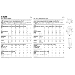 Pigetøj bukser bluse Simplicity snitmønster S3015