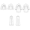 Pigetøj bukser bluse Simplicity snitmønster S3015