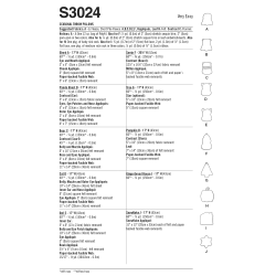 Div. puder Simplicity snitmønster S3024 os
