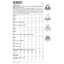 Børne kostume Simplicity snitmønster S3027 A