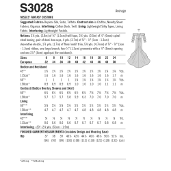 Vand fe voksen kostume Simplicity snitmønster S3028