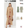 Kjole og frakke New look snitmønster N6785