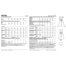 Kjole m/bælte  New look snitmønster  N6786
