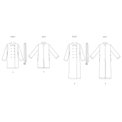 Trench Coat  New Look snitmønster N6788