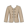 Kort  jakke New look snitmønster N6789