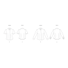 Skjortebluse Nes look snitmønster N6790