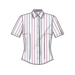Skjortebluse Nes look snitmønster N6790