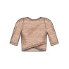 Kort bluse New look snitmønster N6791 easy