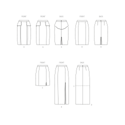Nederdel New look snitmønster N6792 easy