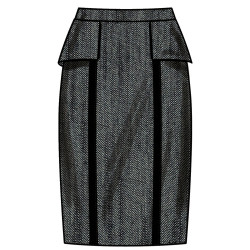 Nederdel New look snitmønster N6792 easy