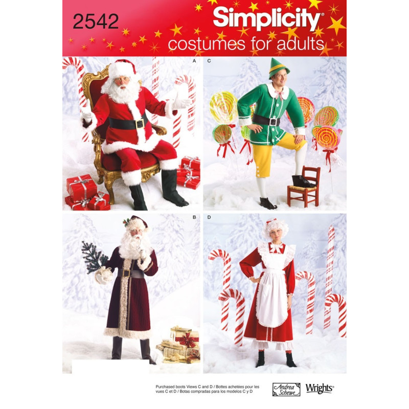 Julemanden og nissemor
Simplicity snitmønster