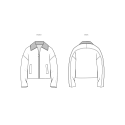 Kort herre jakke Simplicity snitmønster S 3038A