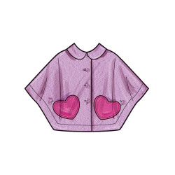 Ponchos m/hætte Simplicity snitmønster S3043