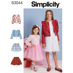 Nederdel og jakke Simplicity snitmønster S3044