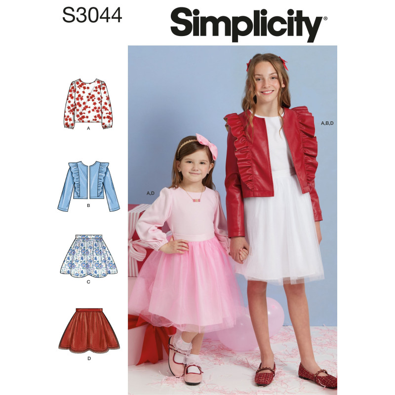Nederdel og jakke Simplicity snitmønster S3044