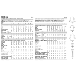 Pyjamas/hjemmesæt Simplicity snitmønster S3045